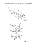 SURGICAL APPARATUS, IN PARTICULAR A NAVIGATION PROBE FOR LOCALIZING AND     TREATING LESIONS IN A BRAIN diagram and image