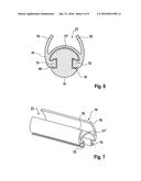 SURGICAL APPARATUS, IN PARTICULAR A NAVIGATION PROBE FOR LOCALIZING AND     TREATING LESIONS IN A BRAIN diagram and image