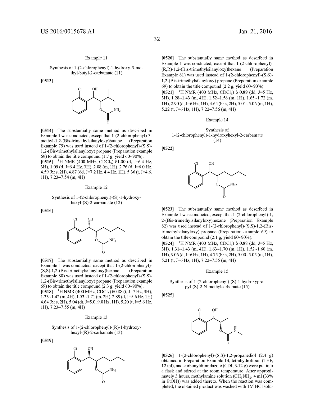 Phenyl Carbamate Compound and a Composition for Preventing or Treating a     Psychiatric Disorder Comprising the Same - diagram, schematic, and image 33