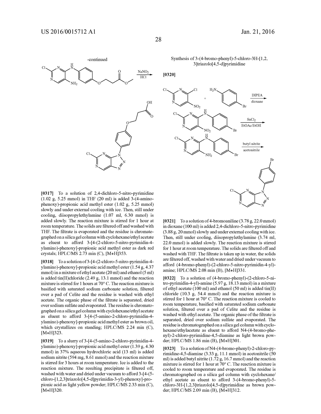 Triazolo[4,5-d]pyrimidine derivatives - diagram, schematic, and image 29