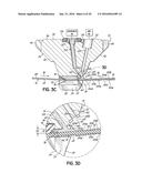 SYSTEM, NOZZLE AND METHOD FOR COATING ELASTIC STRANDS diagram and image