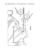 SYSTEM, NOZZLE AND METHOD FOR COATING ELASTIC STRANDS diagram and image