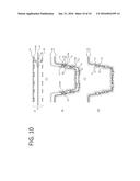 COMPOSITE STRUCTURE FORMED OF FIBER REINFORCED PLASTIC SHEET AND METALLIC     SHEET, AND MANUFACTURING METHOD THEREOF diagram and image