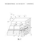 FORMING PRESSES AND METHODS FOR FORMING JOGGLED, STIFFENED COMPOSITE     STRUCTURES diagram and image