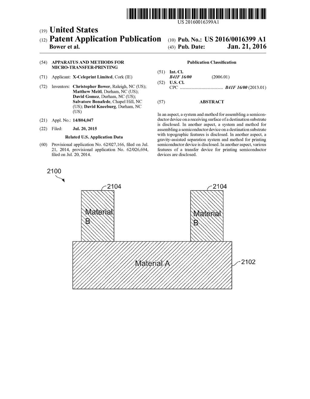 APPARATUS AND METHODS FOR MICRO-TRANSFER-PRINTING - diagram, schematic, and image 01