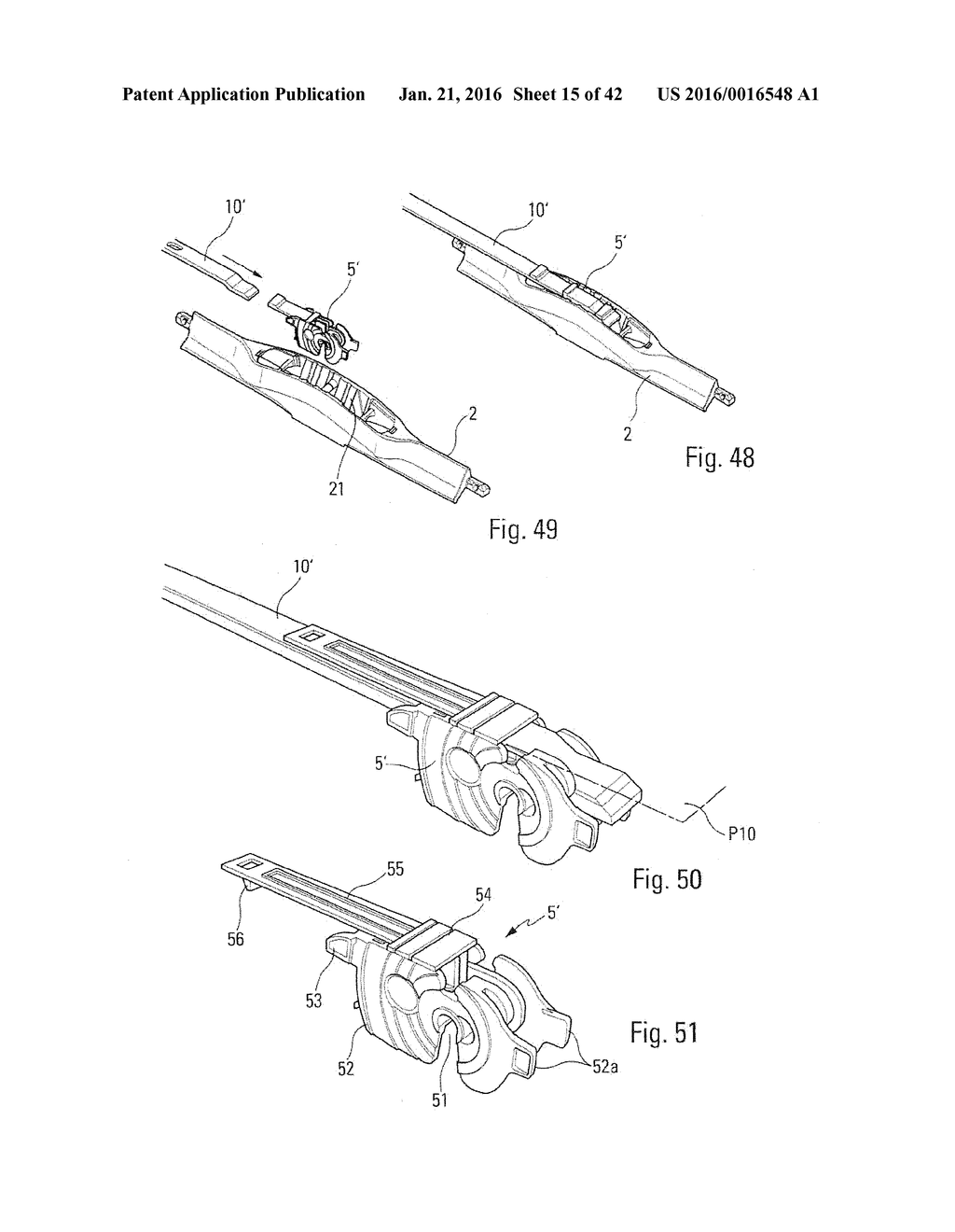 STREAMLINED FLAT WINDSCREEN WIPER - diagram, schematic, and image 16