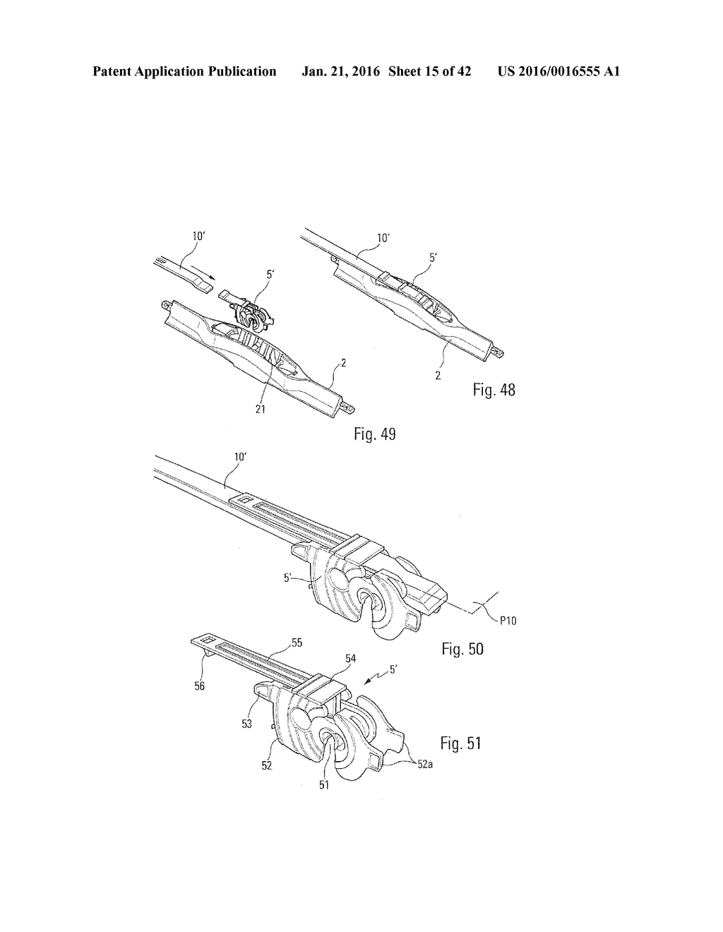 STREAMLINED FLAT WINDSCREEN WIPER - diagram, schematic, and image 16