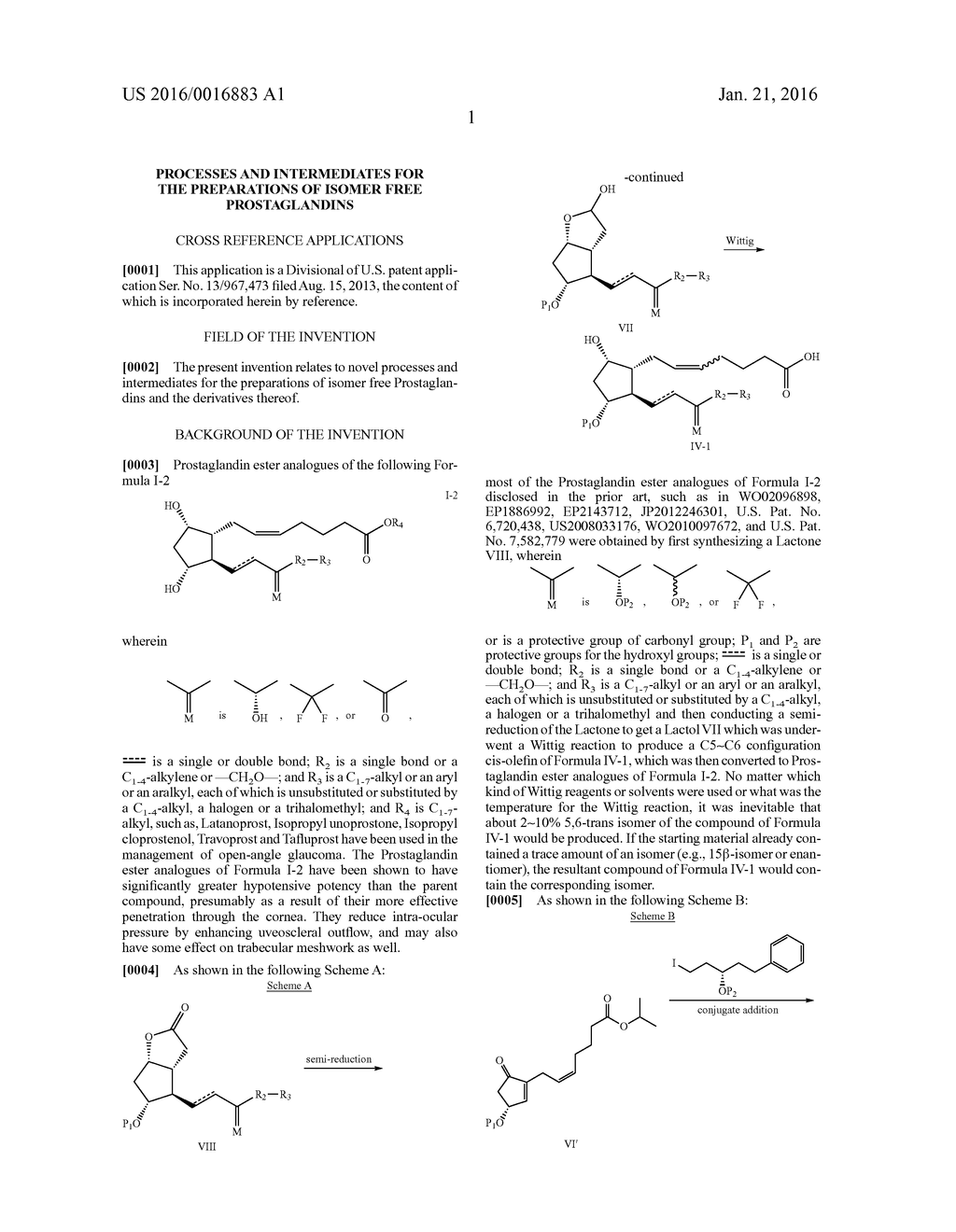 PROCESSES AND INTERMEDIATES FOR THE PREPARATIONS OF ISOMER FREE     PROSTAGLANDINS - diagram, schematic, and image 02