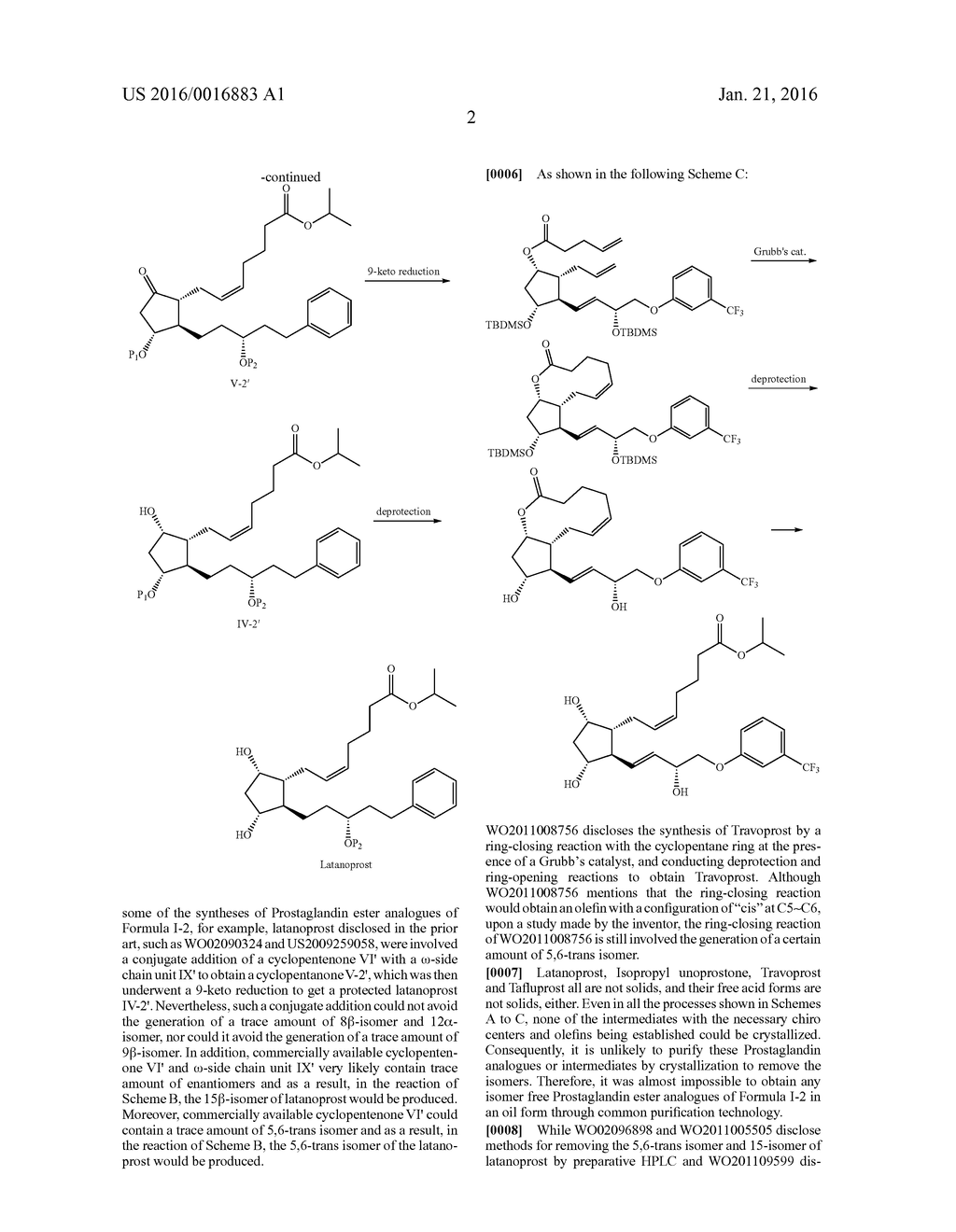 PROCESSES AND INTERMEDIATES FOR THE PREPARATIONS OF ISOMER FREE     PROSTAGLANDINS - diagram, schematic, and image 03