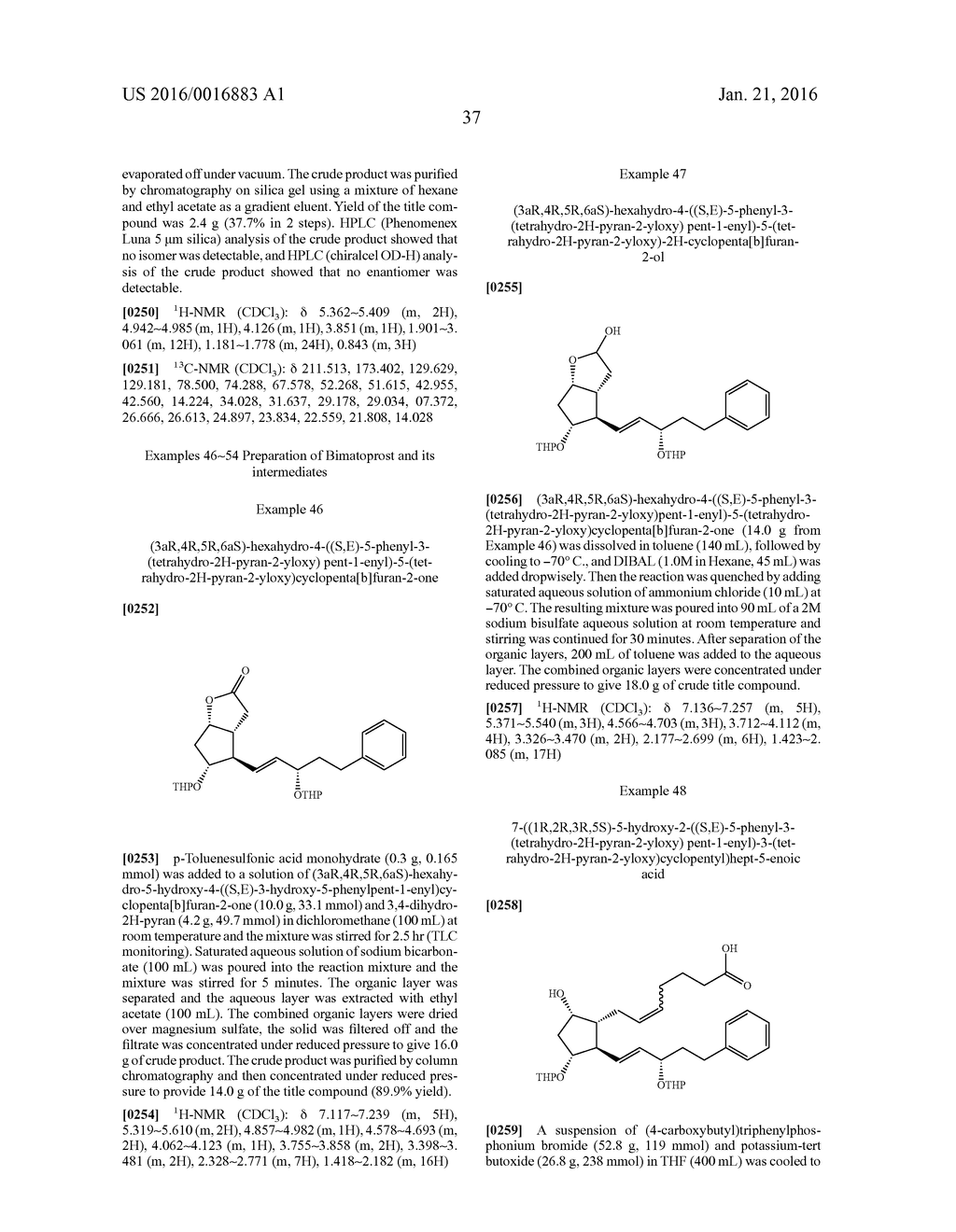 PROCESSES AND INTERMEDIATES FOR THE PREPARATIONS OF ISOMER FREE     PROSTAGLANDINS - diagram, schematic, and image 38