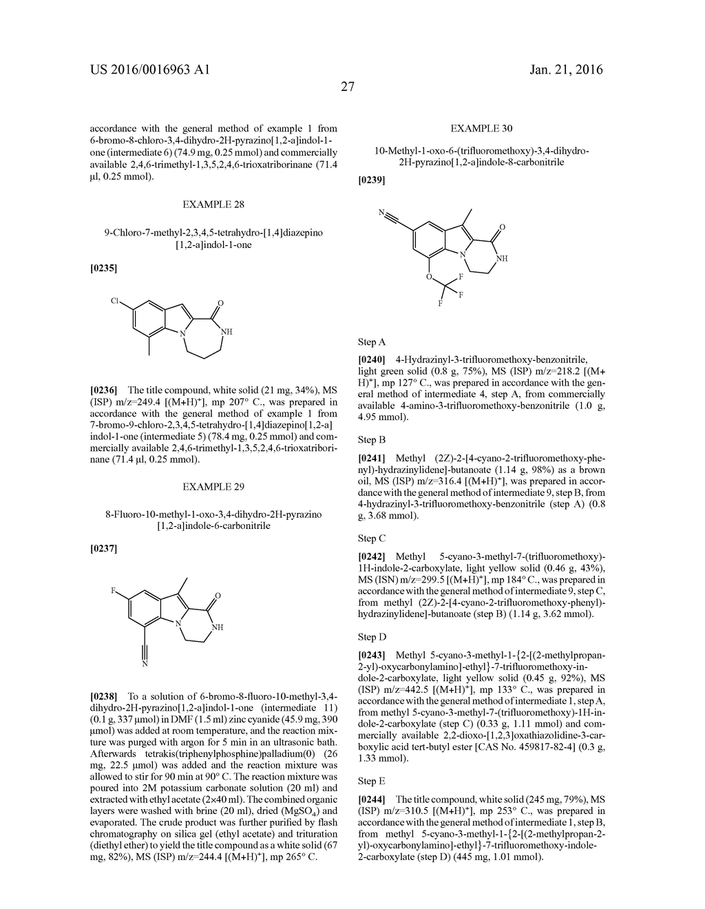 Piperazino[1,2-a]indol-1-ones and [1,4]diazepino[1,2-a]indol-one - diagram, schematic, and image 28