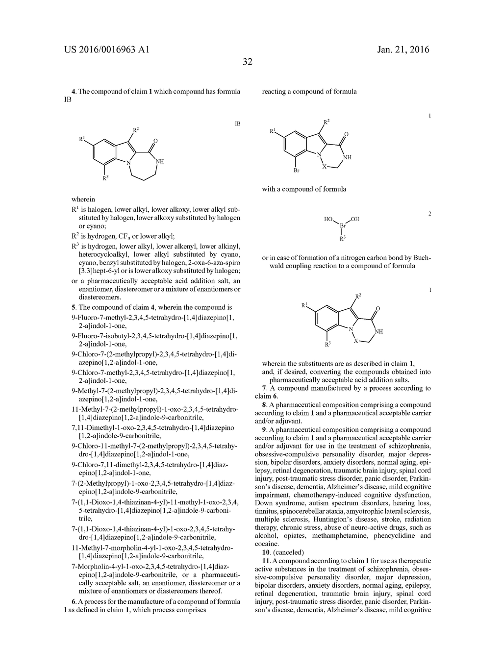 Piperazino[1,2-a]indol-1-ones and [1,4]diazepino[1,2-a]indol-one - diagram, schematic, and image 33