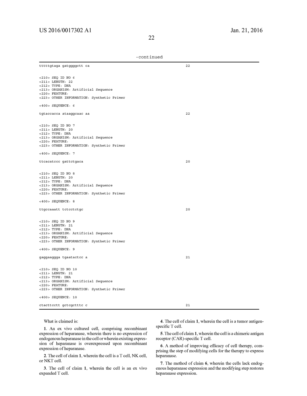 HEPARANASE EXPRESSION IN HUMAN T LYMPHOCYTES - diagram, schematic, and image 36