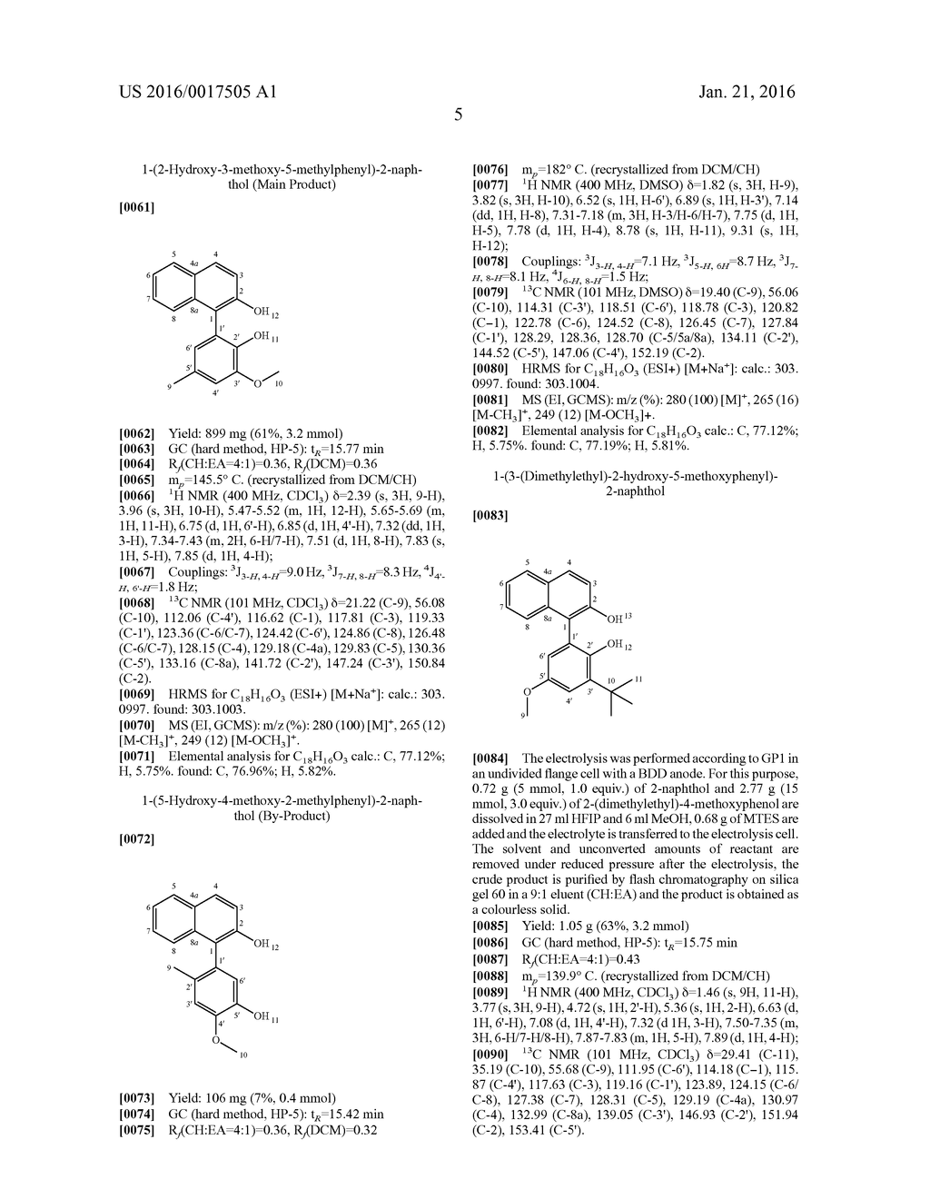 ELECTROCHEMICAL COUPLING OF A PHENOL TO A NAPHTHOL - diagram, schematic, and image 09