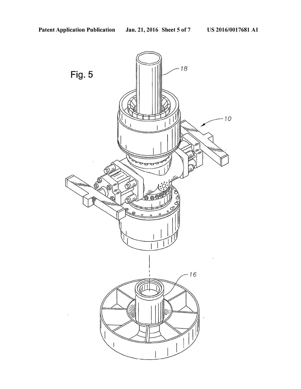 Subsea Connection Apparatus for a Surface Blowout Preventer Stack - diagram, schematic, and image 06