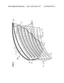 COOLED COMPOSITE SHEETS FOR A GAS TURBINE diagram and image