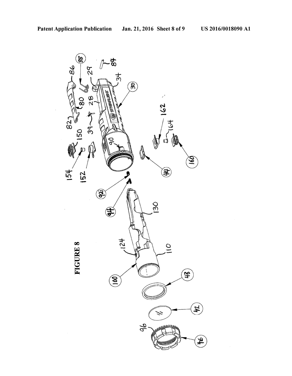 PORTABLE LIGHT HAVING A CLIP - diagram, schematic, and image 09