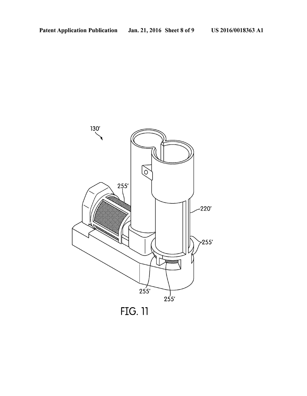 REDUCTION OF AERATION INTERFERENCE IN AN ULTRASONIC FLUID SENSING SYSTEM - diagram, schematic, and image 09