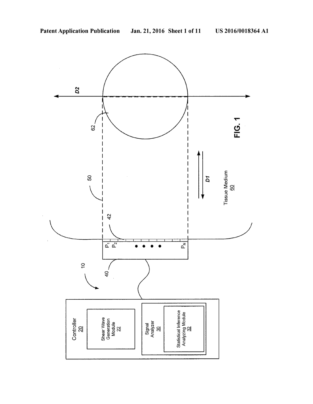 METHODS, SYSTEMS AND COMPUTER PROGRAM PRODUCTS FOR ESTIMATING SHEAR WAVE     SPEED USING STATISTICAL INFERENCE - diagram, schematic, and image 02