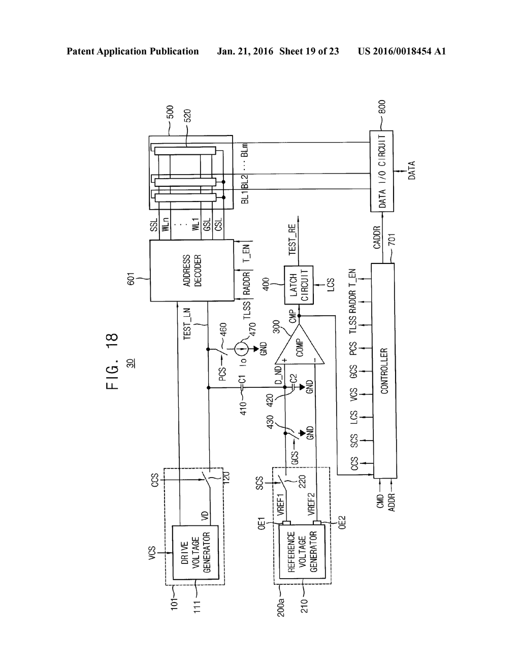 LEAKAGE CURRENT DETECTION DEVICE, INTEGRATED CIRCUIT DEVICE HAVING THE     SAME, AND METHOD OF DETECTING LEAKAGE CURRENT IN NONVOLATILE MEMORY     DEVICE - diagram, schematic, and image 20