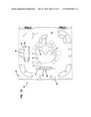 FIBER OPTIC ENCLOSURE WITH INTERNAL CABLE SPOOL ASSEMBLY diagram and image