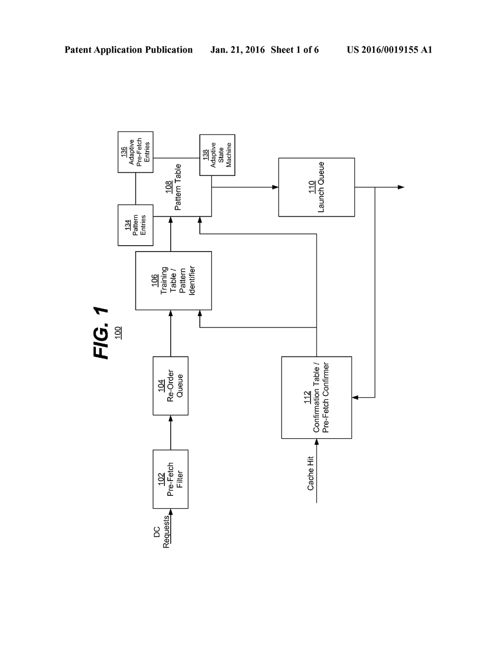 ADAPTIVE MECHANISM TO TUNE THE DEGREE OF PRE-FETCHES STREAMS - diagram, schematic, and image 02