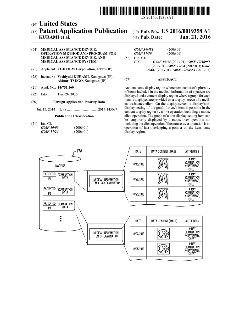 MEDICAL ASSISTANCE DEVICE, OPERATION METHOD AND PROGRAM FOR MEDICAL     ASSISTANCE DEVICE, AND MEDICAL ASSISTANCE SYSTEM - diagram, schematic, and image 01