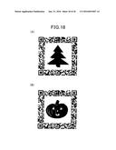 INFORMATION CODE, INFORMATION CODE PRODUCING METHOD, INFORMATION CODE     READER, AND SYSTEM WHICH USES INFORMATION CODE diagram and image