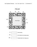 INFORMATION CODE, INFORMATION CODE PRODUCING METHOD, INFORMATION CODE     READER, AND SYSTEM WHICH USES INFORMATION CODE diagram and image