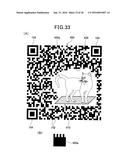 INFORMATION CODE, INFORMATION CODE PRODUCING METHOD, INFORMATION CODE     READER, AND SYSTEM WHICH USES INFORMATION CODE diagram and image