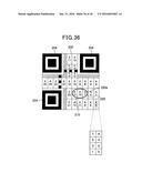 INFORMATION CODE, INFORMATION CODE PRODUCING METHOD, INFORMATION CODE     READER, AND SYSTEM WHICH USES INFORMATION CODE diagram and image