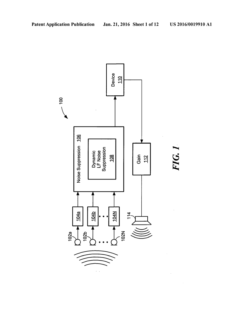 Methods and Apparatus for Dynamic Low Frequency Noise Suppression - diagram, schematic, and image 02