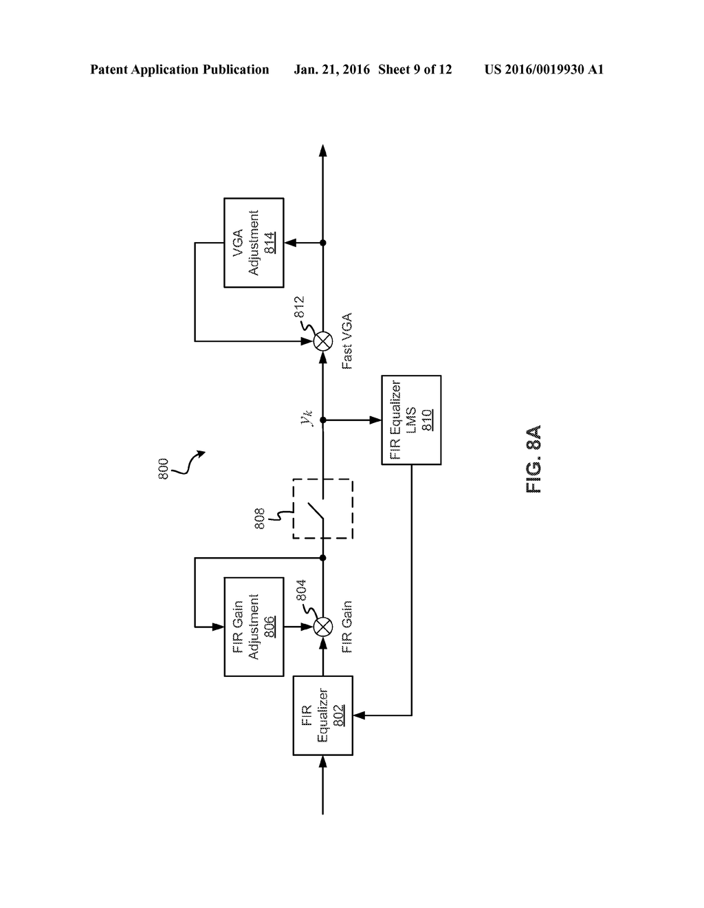 DYNAMIC GAIN CONTROL FOR USE WITH ADAPTIVE EQUALIZERS - diagram, schematic, and image 10