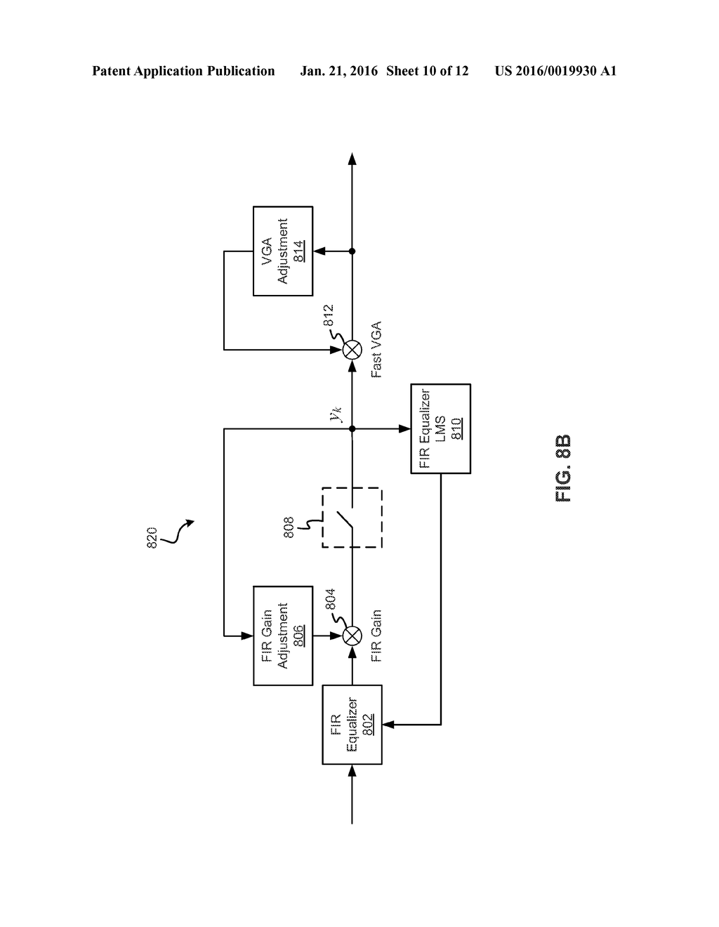 DYNAMIC GAIN CONTROL FOR USE WITH ADAPTIVE EQUALIZERS - diagram, schematic, and image 11