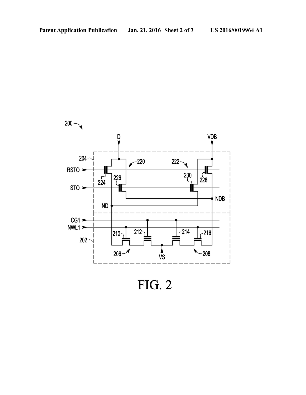 MEMORY DEVICE WITH COMBINED NON-VOLATILE MEMORY (NVM) AND VOLATILE MEMORY - diagram, schematic, and image 03