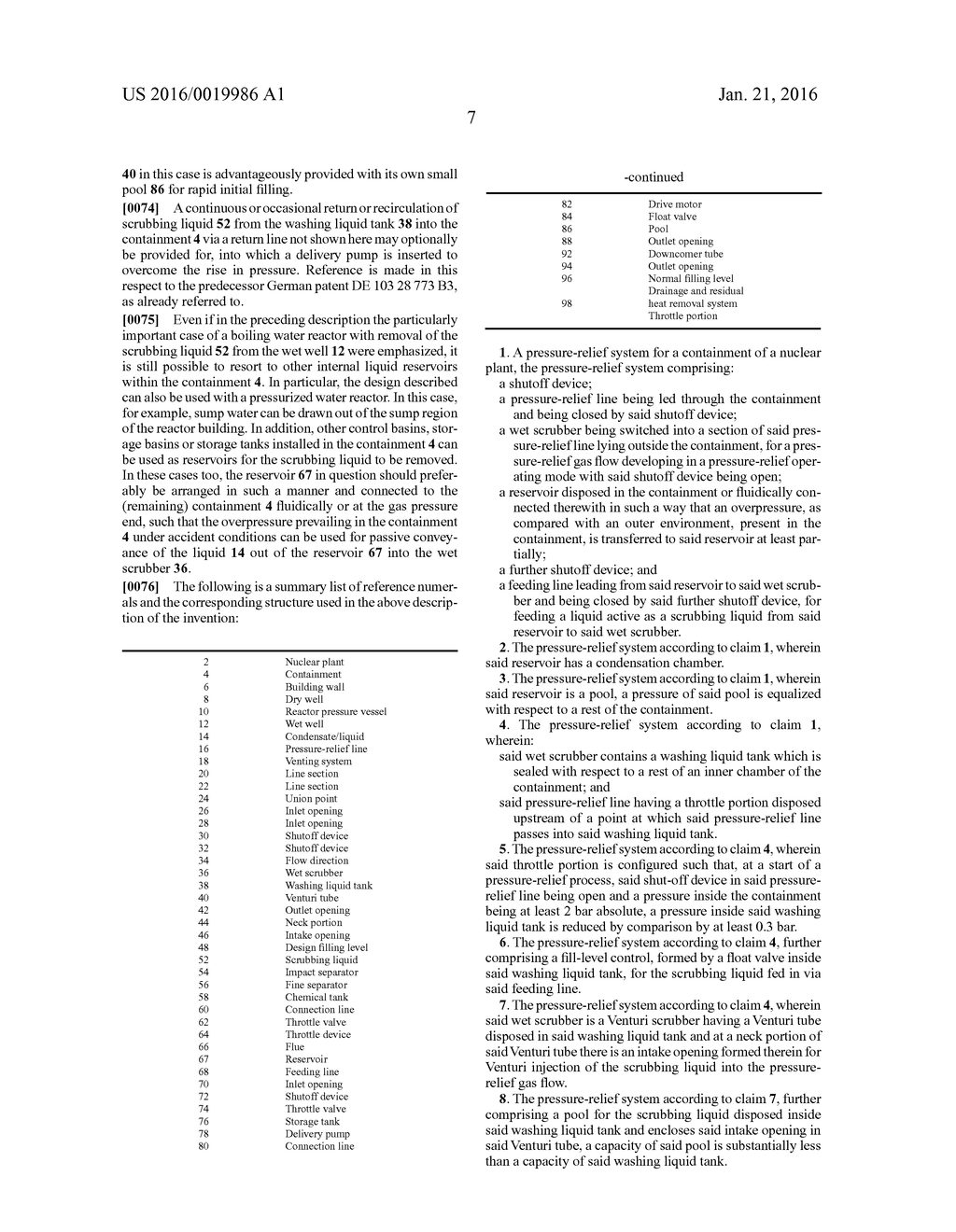 VENTING SYSTEM FOR THE CONTAINMENT OF A NUCLEAR PLANT AND METHOD OF     OPERATING THE VENTING SYSTEM - diagram, schematic, and image 09