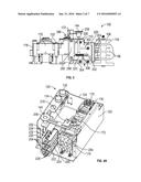 RETRACTABLE CONNECTOR FOR A SINGLE VERTICAL MAIN BUS STACK PANEL BOARD     MOTOR STARTER diagram and image