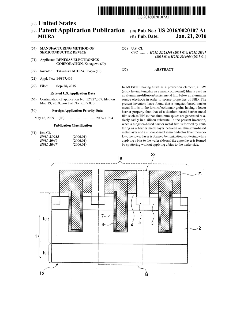 MANUFACTURING METHOD OF SEMICONDUCTOR DEVICE - diagram, schematic, and image 01