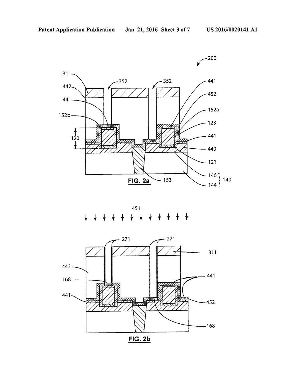 METHOD OF FORMING CONTACT OPENINGS FOR A TRANSISTOR - diagram, schematic, and image 04