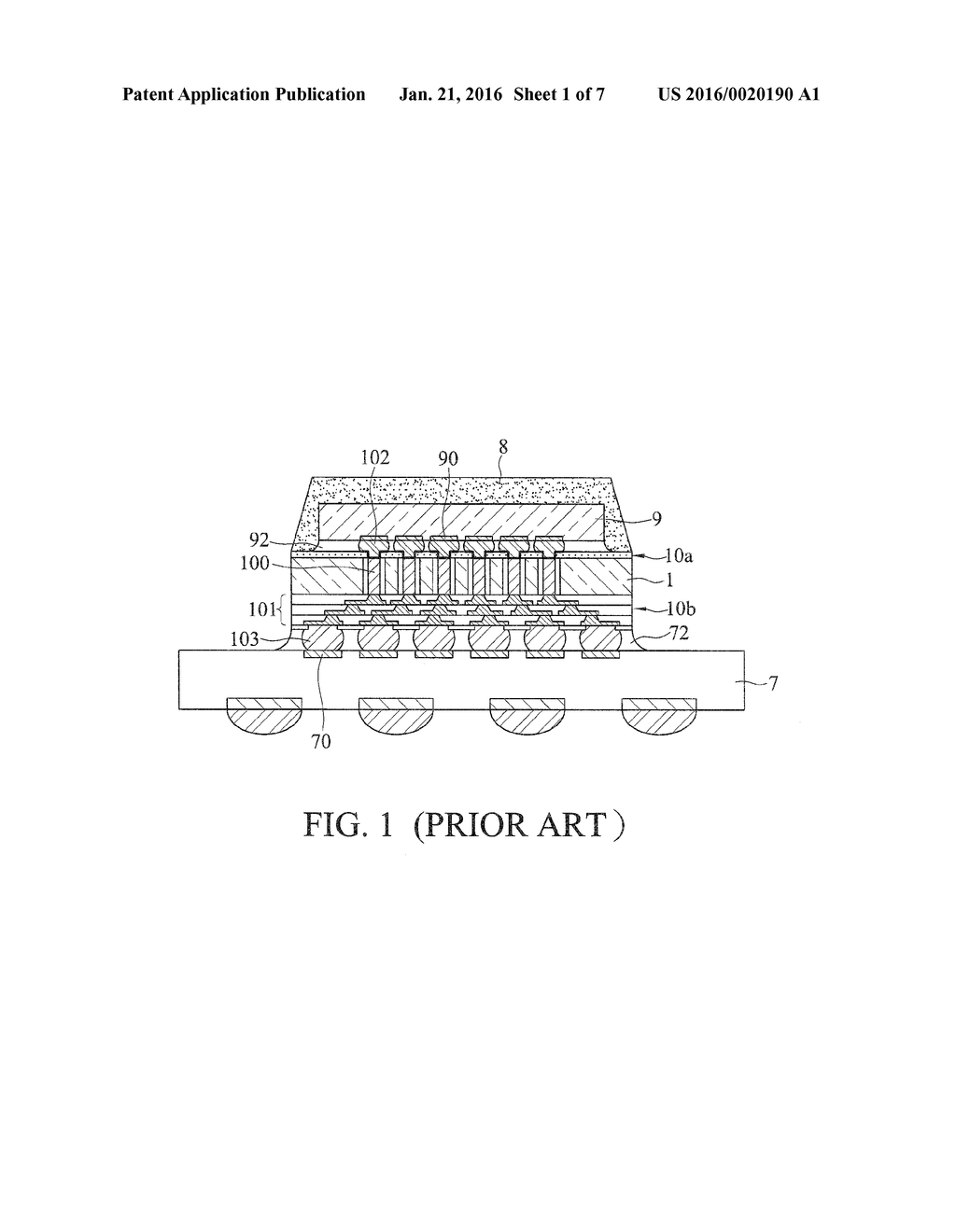 METHOD FOR FABRICATING AN INTERPOSER - diagram, schematic, and image 02