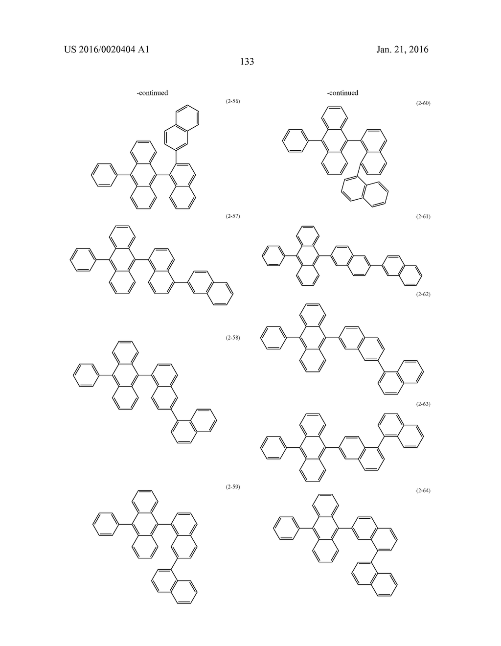 ORGANIC LIGHT EMITTING DIODE AND ORGANIC LIGHT EMITTING DISPLAY DEVICE     INCLUDING THE SAME - diagram, schematic, and image 139