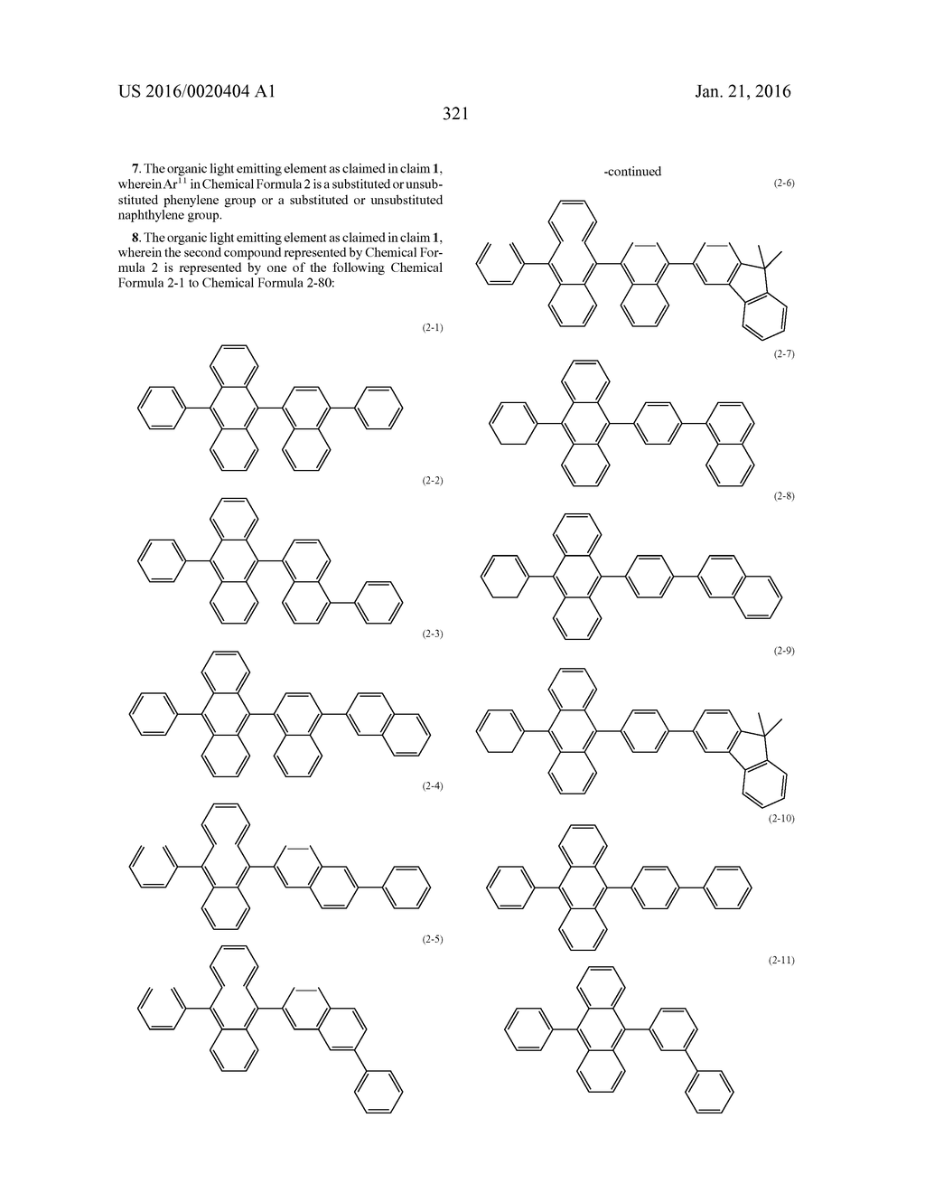 ORGANIC LIGHT EMITTING DIODE AND ORGANIC LIGHT EMITTING DISPLAY DEVICE     INCLUDING THE SAME - diagram, schematic, and image 327