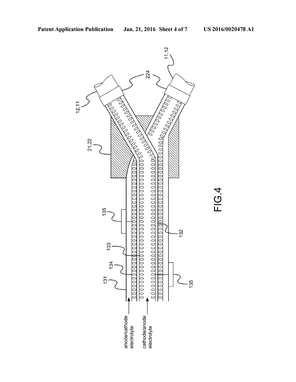 Method of Charging/Discharging Power through Pipelines Flown with     Electrolytes and Apparatus Using the Same - diagram, schematic, and image 05