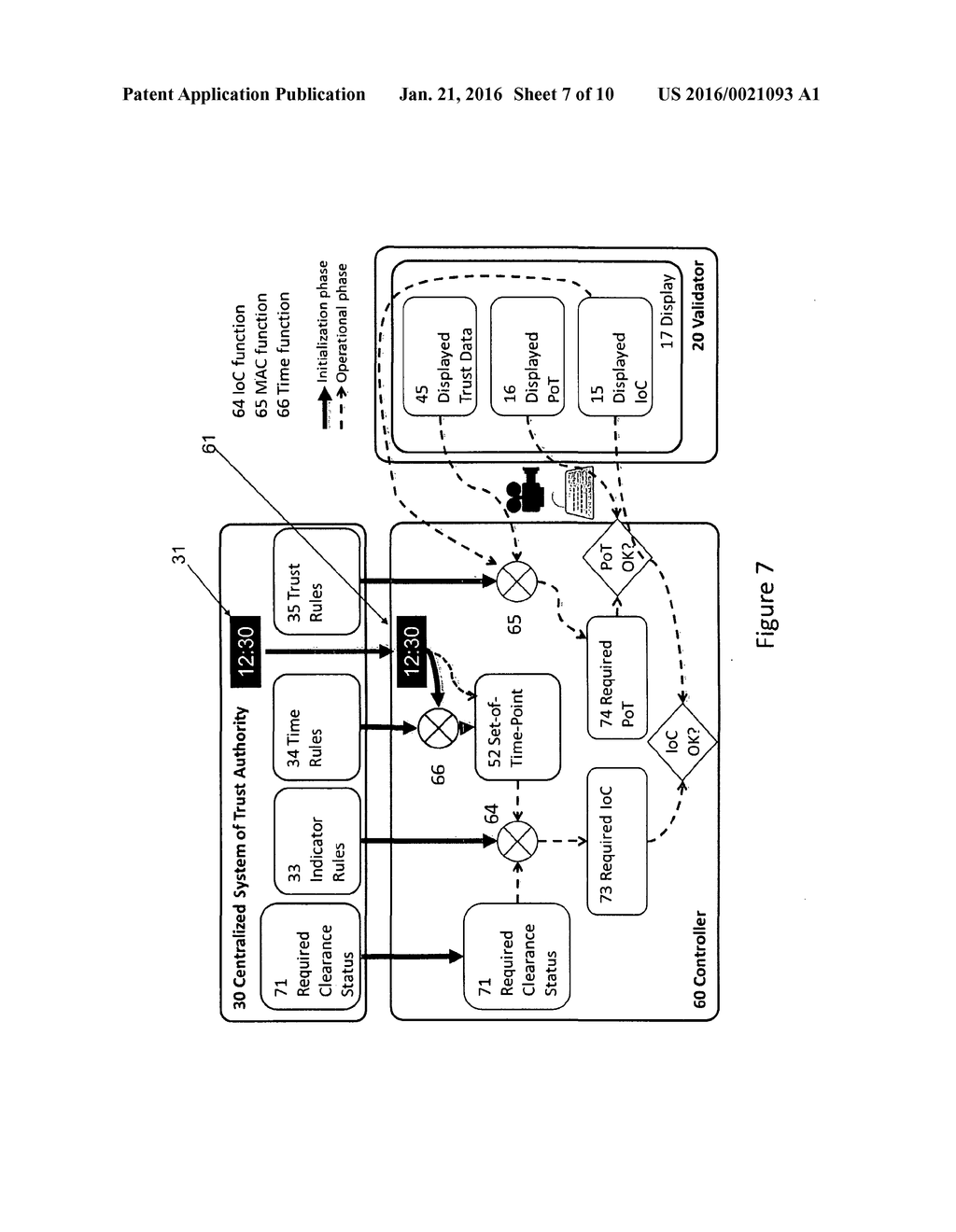 SYSTEM AND A METHOD FOR VALIDATING AN IDENTIFICATION TOKEN - diagram, schematic, and image 08