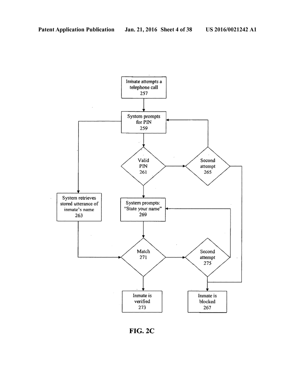 TELECOMMUNICATION CALL MANAGEMENT AND MONITORING SYSTEM WITH VOICEPRINT     VERIFICATION - diagram, schematic, and image 05