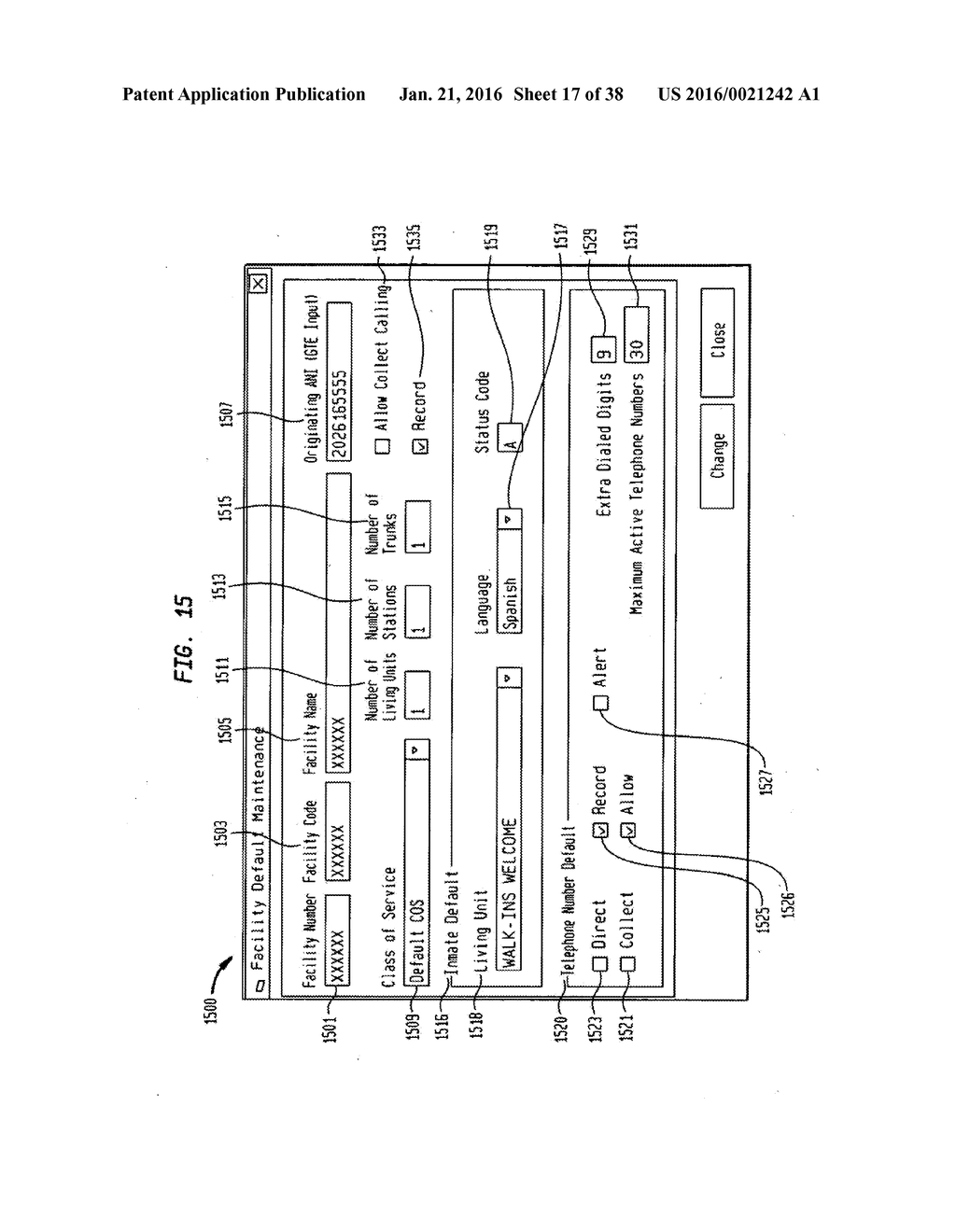 TELECOMMUNICATION CALL MANAGEMENT AND MONITORING SYSTEM WITH VOICEPRINT     VERIFICATION - diagram, schematic, and image 18