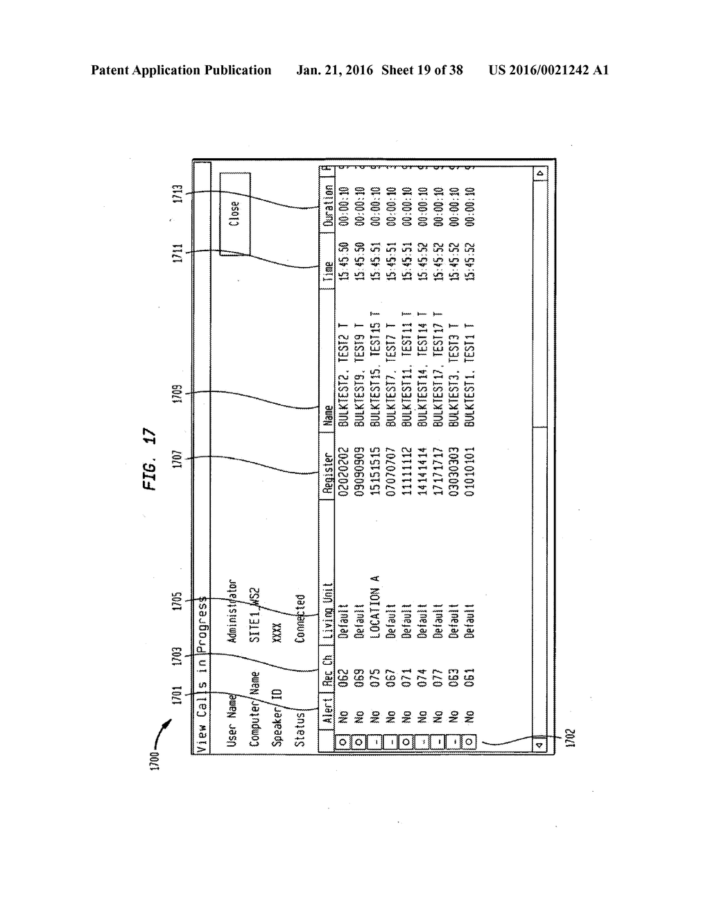 TELECOMMUNICATION CALL MANAGEMENT AND MONITORING SYSTEM WITH VOICEPRINT     VERIFICATION - diagram, schematic, and image 20