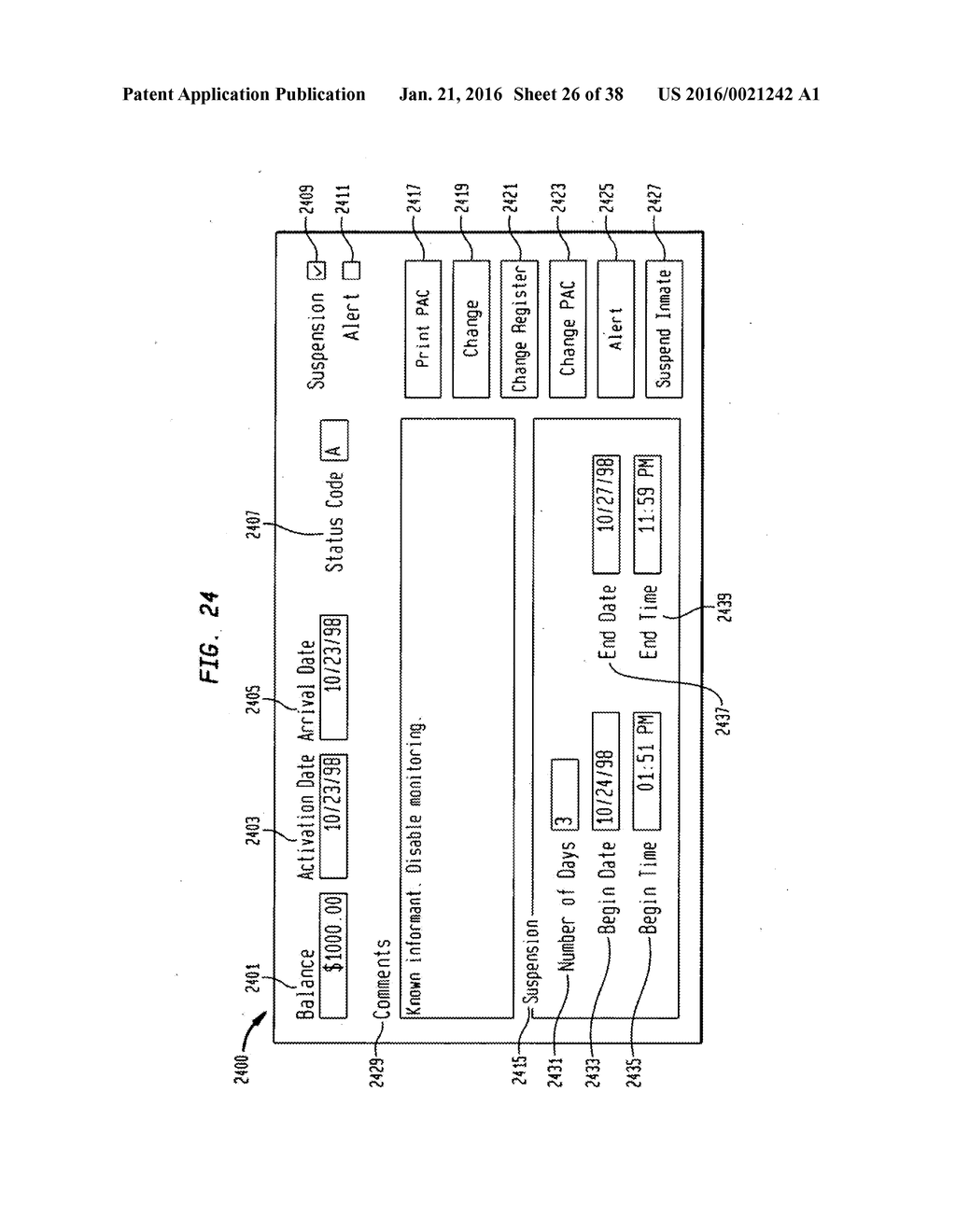 TELECOMMUNICATION CALL MANAGEMENT AND MONITORING SYSTEM WITH VOICEPRINT     VERIFICATION - diagram, schematic, and image 27