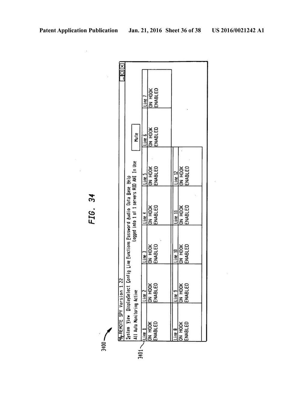 TELECOMMUNICATION CALL MANAGEMENT AND MONITORING SYSTEM WITH VOICEPRINT     VERIFICATION - diagram, schematic, and image 37