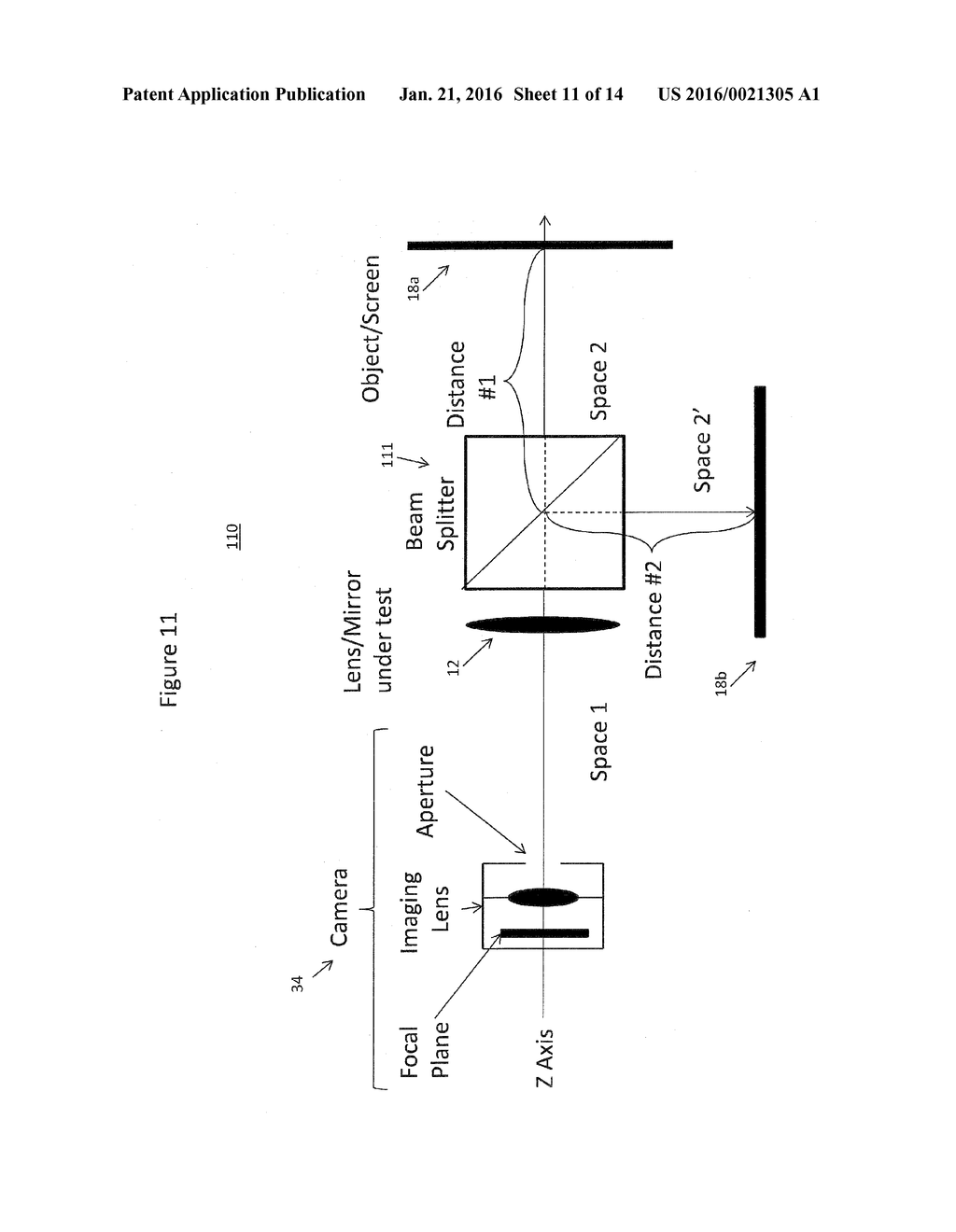 METHOD AND APPARATUS FOR MEASURING OPTICAL SYSTEMS AND SURFACES WITH     OPTICAL RAY METROLOGY - diagram, schematic, and image 12